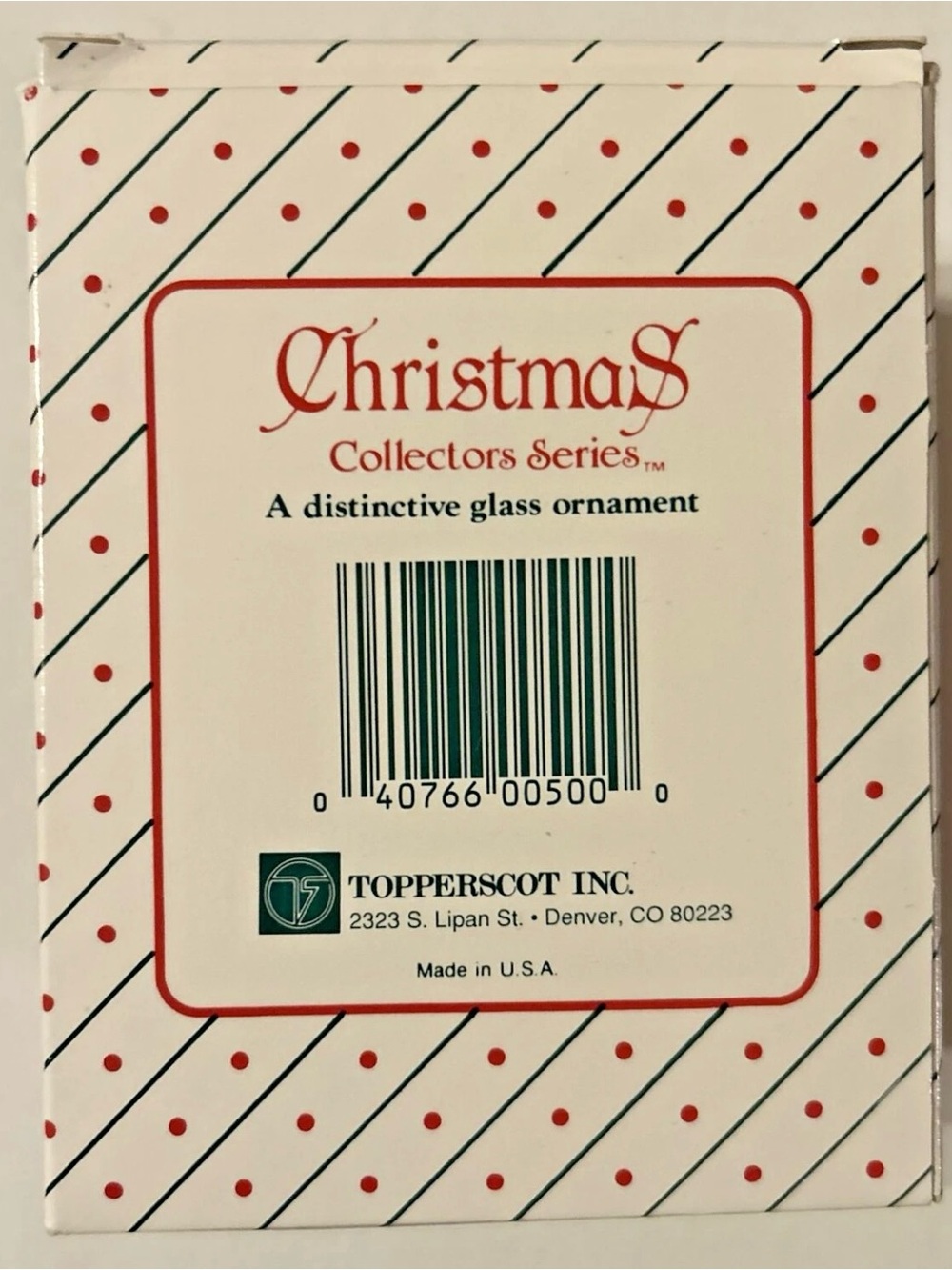 Christmas Collectors Series Red Holiday Ornament (1994) - 'For a Special Son' - Picture 4 of 8